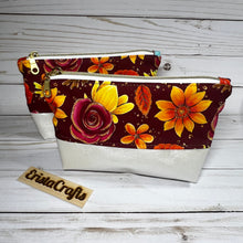 Load image into Gallery viewer, Reusable Snack Pouch - Fall Florals
